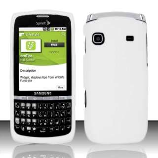 Hard Cover Case 4 Samsung REPLENISH M580 Sprint WHITE R  