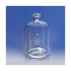 Large Pyrex Serum Bottle, 4,000mL (1 gallon) Glass Lab Carboy, cs/8 