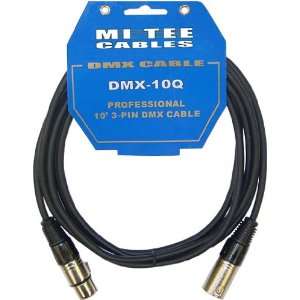   : MI TEE Cables DMX 10Q Professional 10 3 Pin DMX Cable: Electronics
