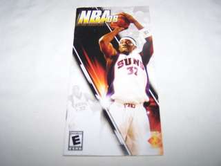 Manual ONLY for NBA 06 PSP Instruction Booklet 2006 E  