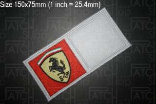 F1 Formula1 Ferraris Sponsors Embroidered Patch Badges  
