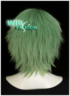 New Fashion Short Layered Navy Green Hair Wig TB1074  