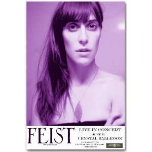  Feist Poster   C Concert Flyer: Home & Kitchen