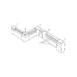   Water Baseboard Heat   Argo 45 Degree Inside Corner   Argo LT2 ICF 45