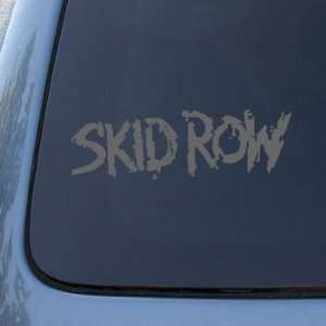 SKID ROW   Vinyl Decal Sticker #A1369  Vinyl Color: Silver