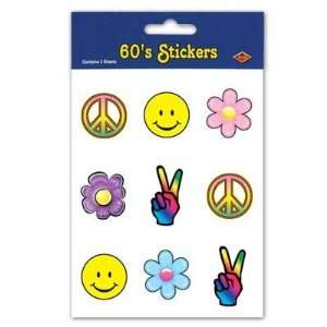  Beistle   54021   Clear Sheet 60s Stickers  Pack of 12 