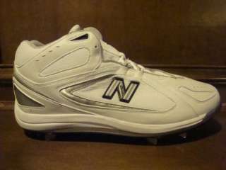 New Mens NEW BALANCE 1101 Metal Baseball Cleats White  
