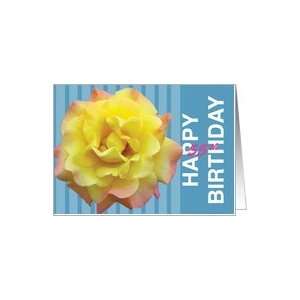  55th Birthday Yellow Rose Card Toys & Games