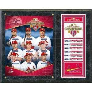St. Louis Cardinals 2011 National League Champions Composite Plaque