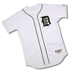  Detroit Tigers Home White Authentic MLB Jersey: Sports 