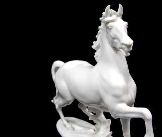   Karner Rosenthal White Porcelain Stallion/Horse Figurine 1136  