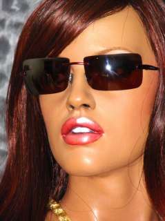 GIORGIO ARMANI New Brown Rimless Sunglasses 1576 1185/6A  