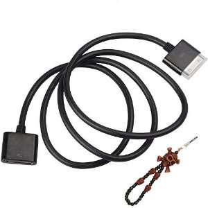  30 Pin (Black) 3.3 Ft Dock Extender Cable Sync Data Power 