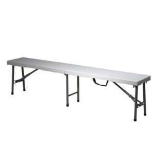  6 Foot Plastic Folding Bench: Office Products