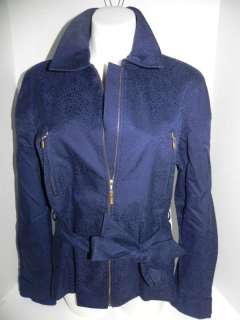 NWT St John Midnight Blue Jacket size 12  