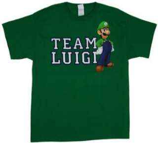  Team Luigi   Nintendo T shirt Clothing
