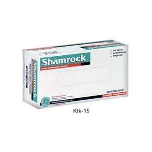 Shamrock 61410 Powder Latex Industrial Extra Small Examination Gloves 