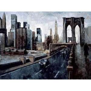 Mart? Bofarull 40W by 30H  Manhattan Without You CANVAS Edge #1 3 
