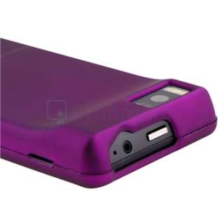 Dark Purple Hard Case Cover For Motorola Droid X2  