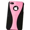NEW Light Pink 3 Piece Hard Case Skin Cover for Apple iPhone 4S 4 4G 