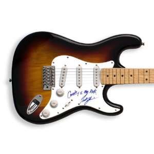   Autographed Signed Country is My Rock Guitar GAI 
