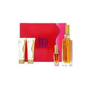  RED For Women By GIORGIO BEVERLY HILLS fragrance set 