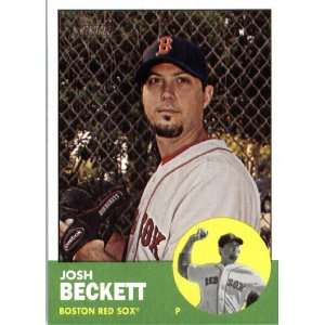 2012 Topps Heritage 28 Josh Beckett   Boston Red Sox (ENCASED MLB 
