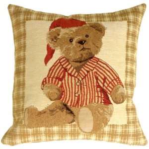 Pillow Decor   Tapestry Sleepy Time Teddy Pillow:  Home 