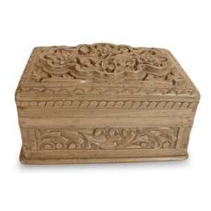  Walnut wood jewelry box, Spring Flowers Home & Kitchen