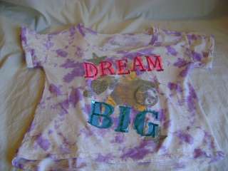 Girls JUSTICE Purple Baggy shirt size 14 VERY CUTE!!  