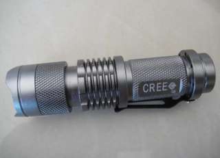   7W CREE LED 300Lm AA 14500 Flashlight Torch Zoom Lamp Light  