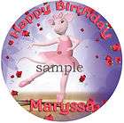 Angelina BALLERINA Edible CAKE Image Icing Topper Sheet items in Cool 