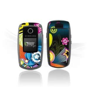   Design Skins for Samsung M300   70ies Flower Design Folie Electronics