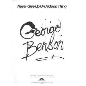  Sheet Music Never Give Up A Good Thing George Benson 183 