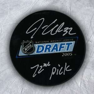   2005 NHL Draft Day Puck Autographed w/ 72nd Pick Sports Collectibles
