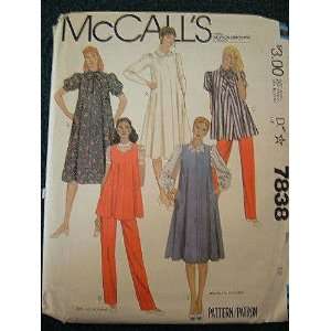   OR TOP AND PANTS SIZE 12 MCCALLS SEWING PATTERN #7838: Everything Else