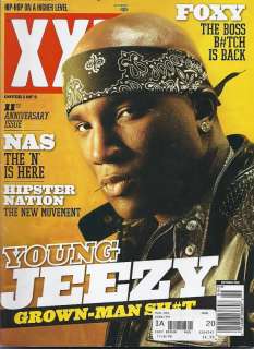 XXL MAGAZINE YOUNG JEEZY NAS HIPSTER NATION FOXY BROWN  