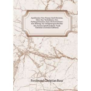   Nach Christus (German Edition) Ferdinand Christian Baur Books