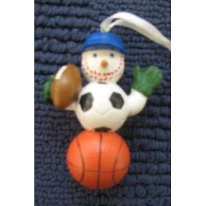  Hallmark Sports Snowman Christmas Ornament: Home 