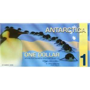  Antarctica One (1) Dollar Banknote 