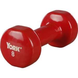  AliMed 8 Lb. Vinyl Coated Dumbbell