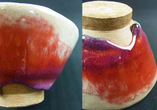 c1828,Japanese Teathings,KAZUWA ware, YOSHI, Dripping glaze IDO 