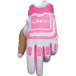  JT Racing USA Life Line Pink/White X Small Gloves 