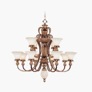  Unique Design 8428 57 Savannah Chandelier  Venetian Patina 