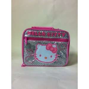  Super Saving   Hello Kitty Disco Queen Silver Lunch Bag 