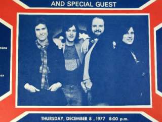 The Kinks, Rare Vintage Original Poster 1977,Ray Davies  