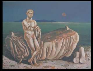 KARAVOUZIS SARANTIS Marble Sculpture of man ca 1970  