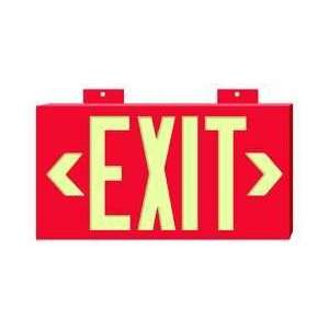 Sign,exit,8x15,exit (wall Mounted)   BRADY  Industrial 