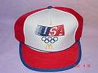   1984 USA McDonalds Olympic Mesh Trucker Hat w/ Snapback Closure (Mint