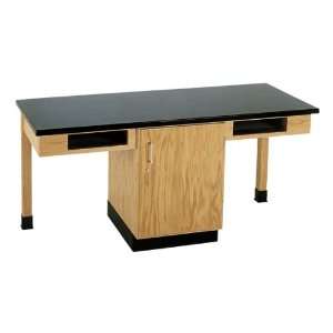  Two Student Science Cabinet Table Two Book Compartments 